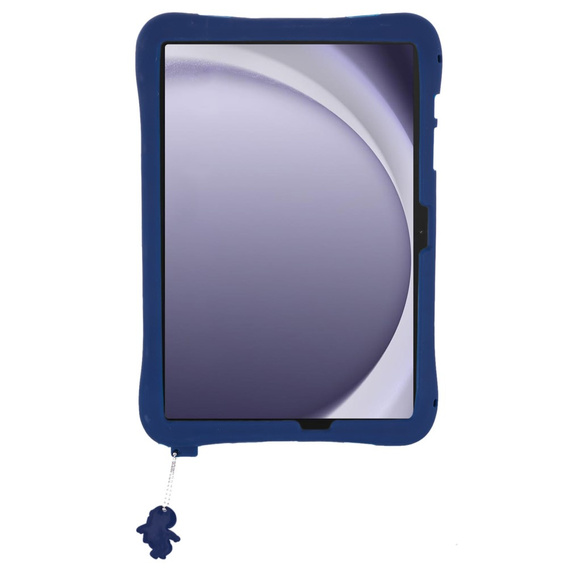 Children's Silicone Case for Samsung Galaxy Tab A9+ X210 / X215 / X216B, Armored, Astronaut, Navy Blue