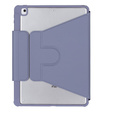 Keyboard case for iPad 11" 2025 A16 (11 gen.) / iPad 10.9" 2022 (10 gen.), Rotary 360° Leather, purple