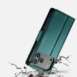 ERBORD Glossy Litchi - wallet case with flap for iPhone 17 Pro Max