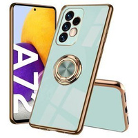 Case for Samsung Galaxy A72 5G / A72 4G (LTE), Electro Ring, mint