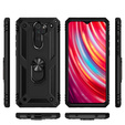 Armor Case for Xiaomi Redmi Note 8 Pro, Nox Case Ring, black