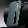 Smart View Window Leather Case for Samsung Galaxy S26, green