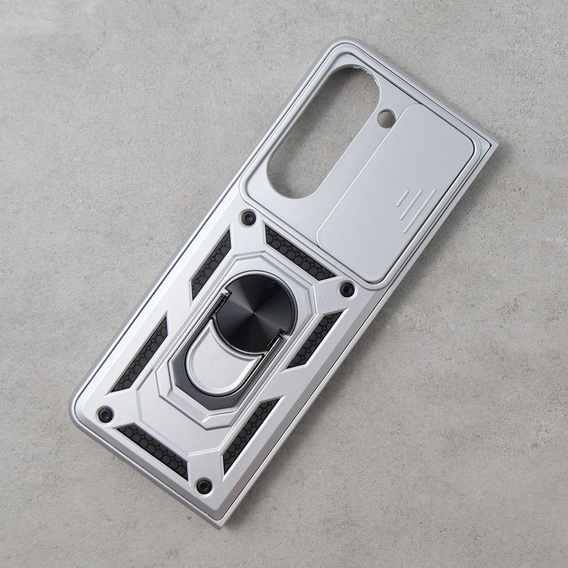 Case for Samsung Galaxy Z Fold5 5G, CamShield Slide, silver
