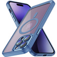 Case for iPhone 15 Pro, ERBORD Impact Guard, MagSafe, blue