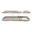 Spigen case for iPhone 17 Pro Max, Silicone Fit MagSafe, Stone