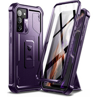 Armored case for Samsung Galaxy S21 FE, Dexnor Full Body, dark purple
