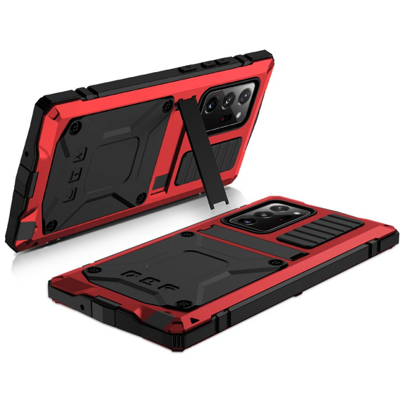 Case for Samsung Galaxy Note 20 Ultra, R-JUST, armoured, red