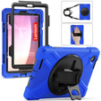 Children's case for Lenovo Tab M8 Gen 4 TB-300FU, armored with strap, blue