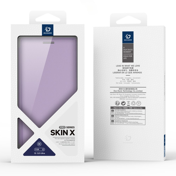 Dux Ducis Case for Samsung Galaxy S25 Ultra, Skin X Pro, MagSafe, purple