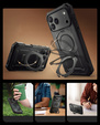 Supcase case for iPhone 17 Pro Max, Unicorn Beetle Grip Pro Mag, Black