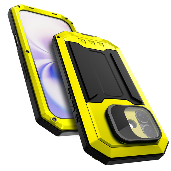 R-JUST armoured case with screen protector and stand for iPhone 17