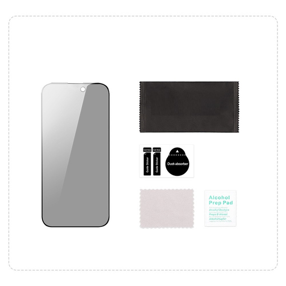 Dux Ducis Anti Spy Tempered Glass for iPhone 15 Pro Max