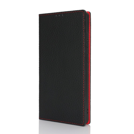 Flip case for Samsung Galaxy S25 Ultra, Litchi Skin Grain, black