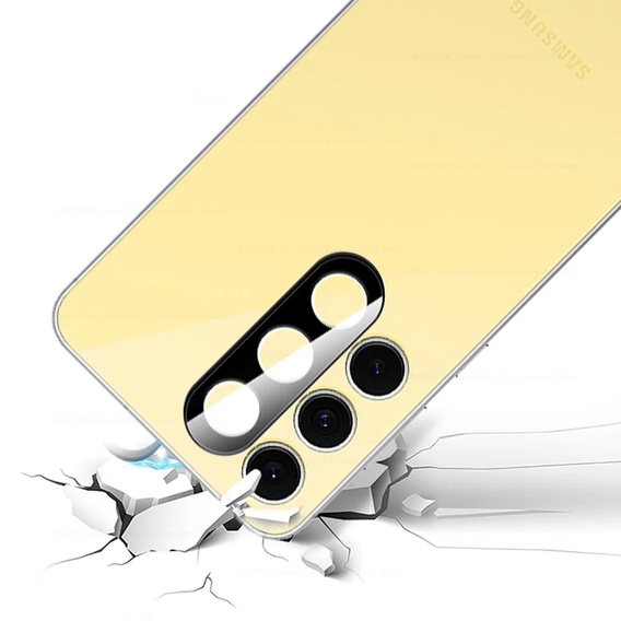Tempered Camera Glass for Samsung Galaxy S24 FE, black