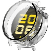 2in1 Case + Tempered Glass for Huawei Watch GT 5 Pro 42mm, transparent