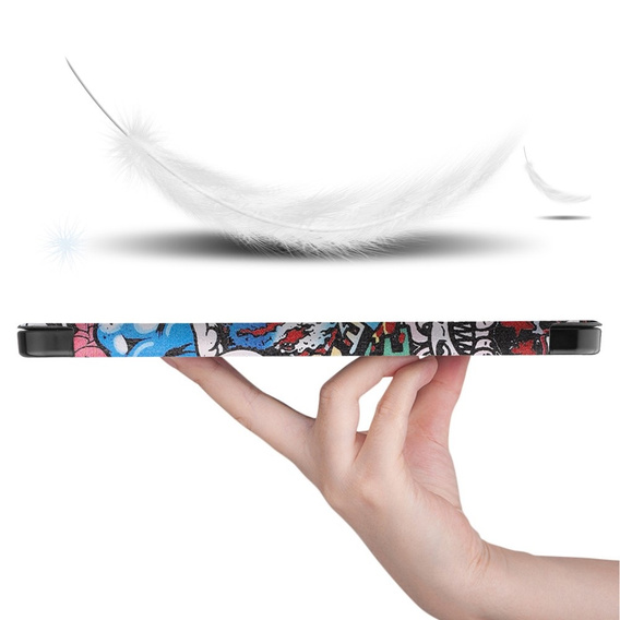 Case for Apple iPad Air 11" 6 gen. 2024 (A2902, Smartcase, graffiti