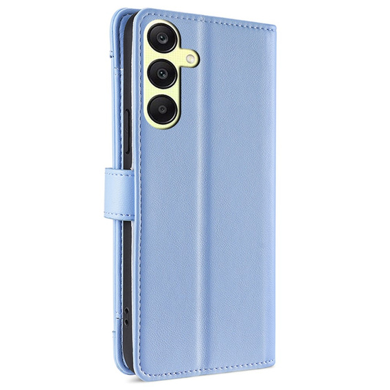 Flip case for Samsung Galaxy A25 5G, Wallet Zipper Pocket, blue