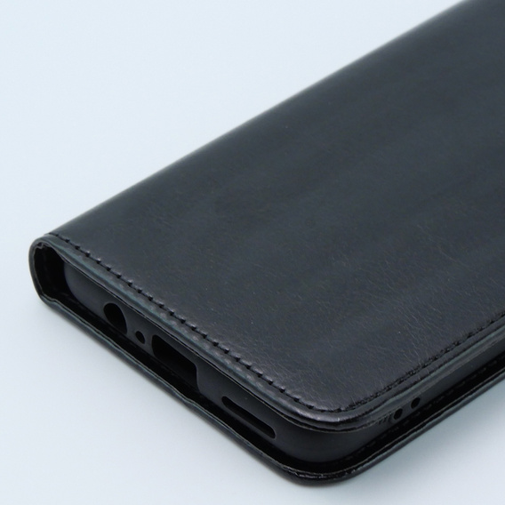 Flip case for Motorola Moto G54 5G, Crazy Horse Wallet, black