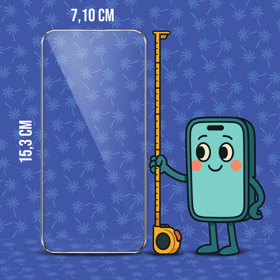 Diamond Palm Tempered Glass for Samsung Galaxy A54