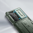 Armored case for Samsung Galaxy S24 Ultra, Dexnor Full Body (Two Frames), green