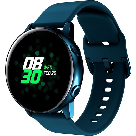 Silicone strap 20mm, Dark Blue