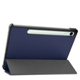 Case for Samsung Galaxy Tab S9 FE, Tri-fold, dark blue