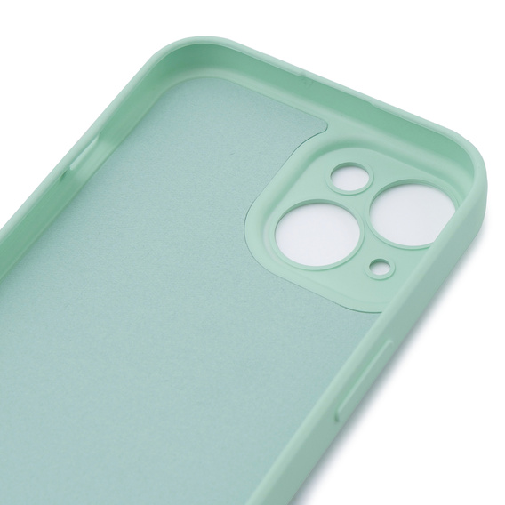 Case for iPhone 15 Plus, Silicone Lite, mint