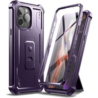 Armored case for iPhone 14 Pro Max, Dexnor Full Body, purple