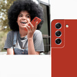 Case for Samsung Galaxy S21 FE, Silicone Lite, red