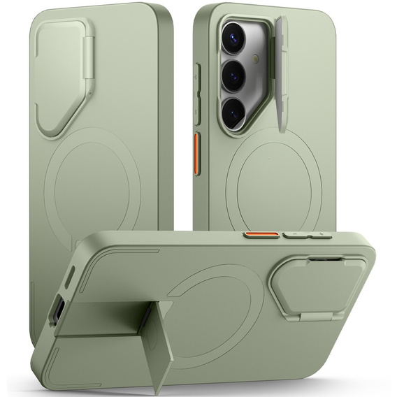 Case for Samsung Galaxy S25, Suritch Shockproof, for MagSafe, green