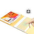 Case + keyboard iPad 10.2 2019 / 2020 / 2021, yellow