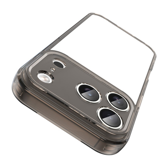 Silicone case with hard back for iPhone 17 Pro