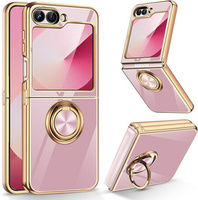 Case for Samsung Galaxy Z Flip7 FE / Z Flip6, Electro Ring, purple