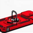 Case for Motorola Moto G32, CamShield Slide, red