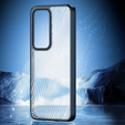 DuxDucis case for Oppo Reno 12, Aimo case, transparent / black