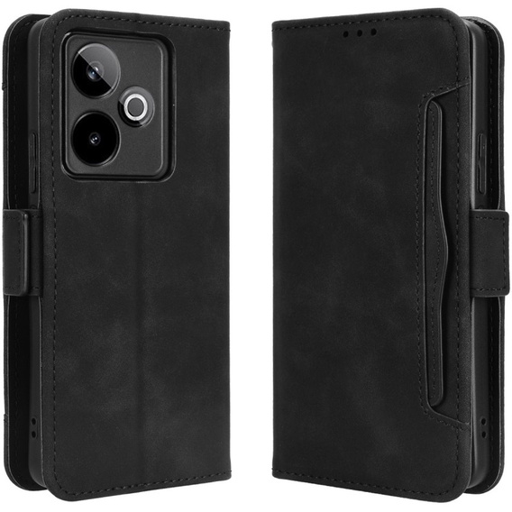 Flip case for Realme GT 7 / 7T, Card Slot, black