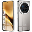 Case for Vivo X200 Pro 5G, Magnetic Dual Glass, silver
