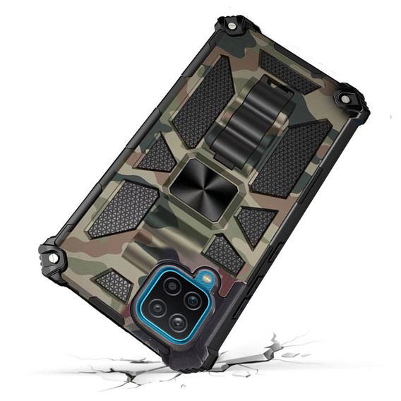 Case for Samsung Galaxy A12 / M12 / A12 2021, Armor Kickstand, green
