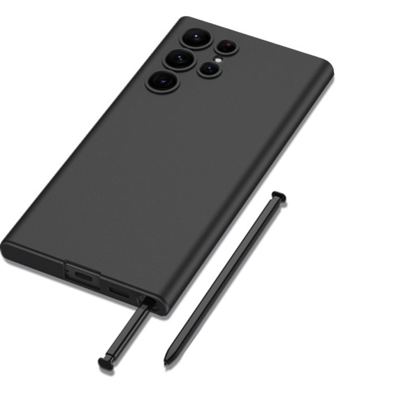 Case for Samsung Galaxy S23 Ultra, GKK Slim CamShield, black