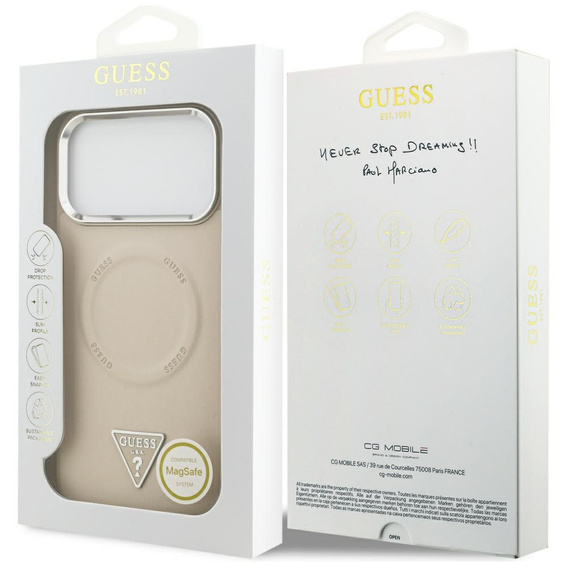 GUESS Triangle Logo MagSafe Case for iPhone 17 Pro
