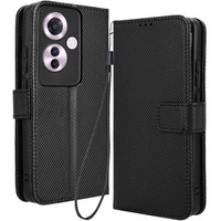 Flip case for Oppo Reno 11F 5G, Wallet Smart Magnet, black
