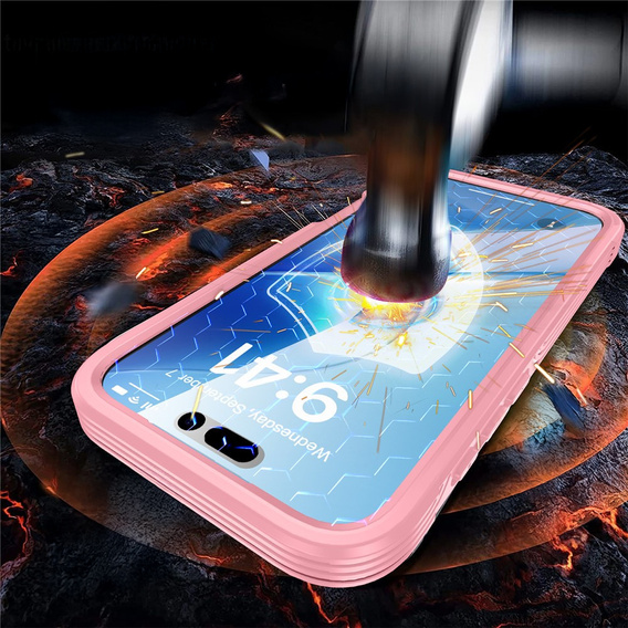 Shockproof case with glass for MagSafe for iPhone 17 Pro Max