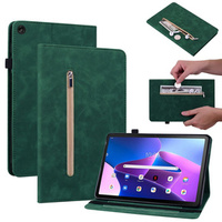 Case for Lenovo Tab M10 10.1 Gen 3, Wallet Pen Slot, green