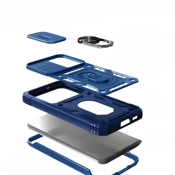Case for Samsung Galaxy S23 Plus, CamShield Slide, blue