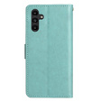 Flip case for Samsung Galaxy A14 4G/5G, Mandala Flower, green