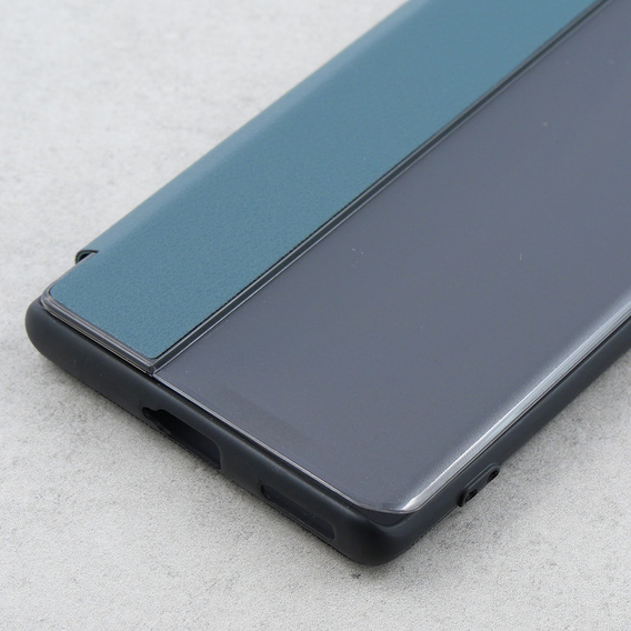 Flap case for Honor 70 5G, Side View, green