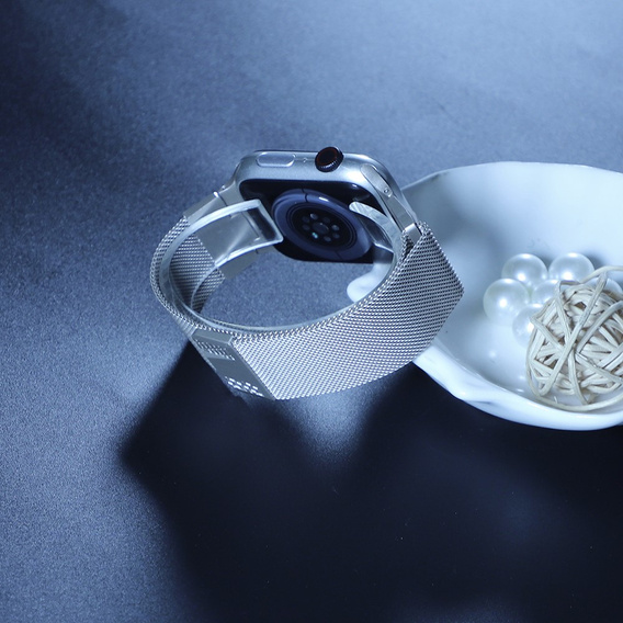 Milanese bracelet for Apple Watch 1/2/3/4/5/6/7/8/SE/ULTRA (42/44/45/49 MM) - Black