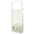 GUESS Liq. Glitter 4 Charms case for iPhone 17 Pro