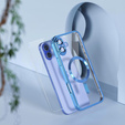 Case for iPhone 16 Plus, Electro MagSafe, blue + Screen Glass