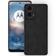 Case for Motorola Moto G24 / G24 Power / G04, ERBORD Business, with metal plate for car mounts, black